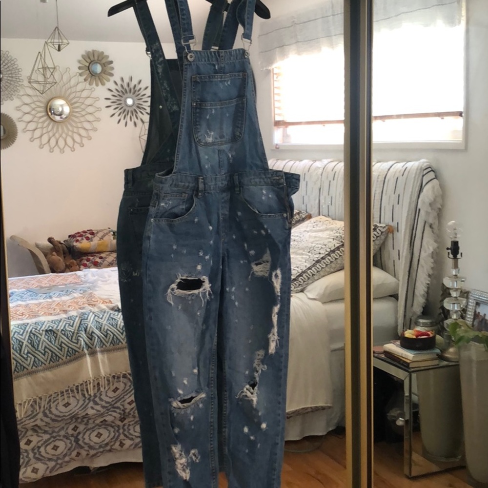Zara Trafuluc Destroyed Overalls